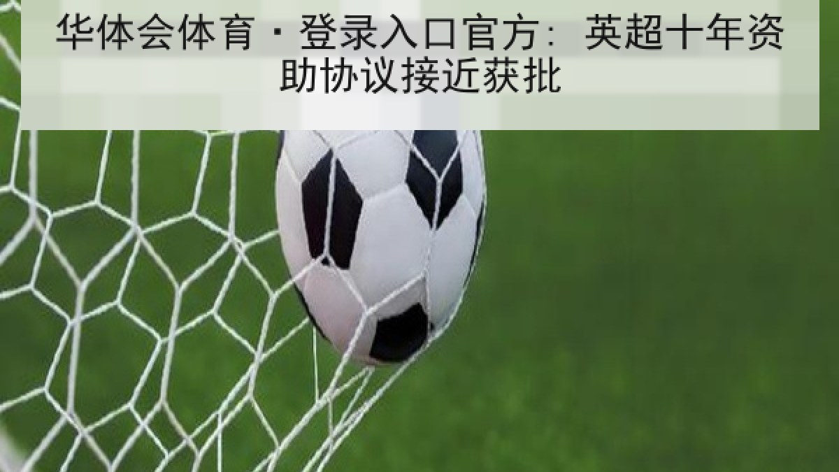 华体会体育·登录入口官方: 英超十年资助协议接近获批